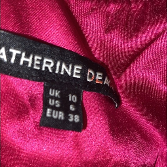 Hot Pink Pleated Maxi Dress by Catherine Deane - Picture 5 of 11